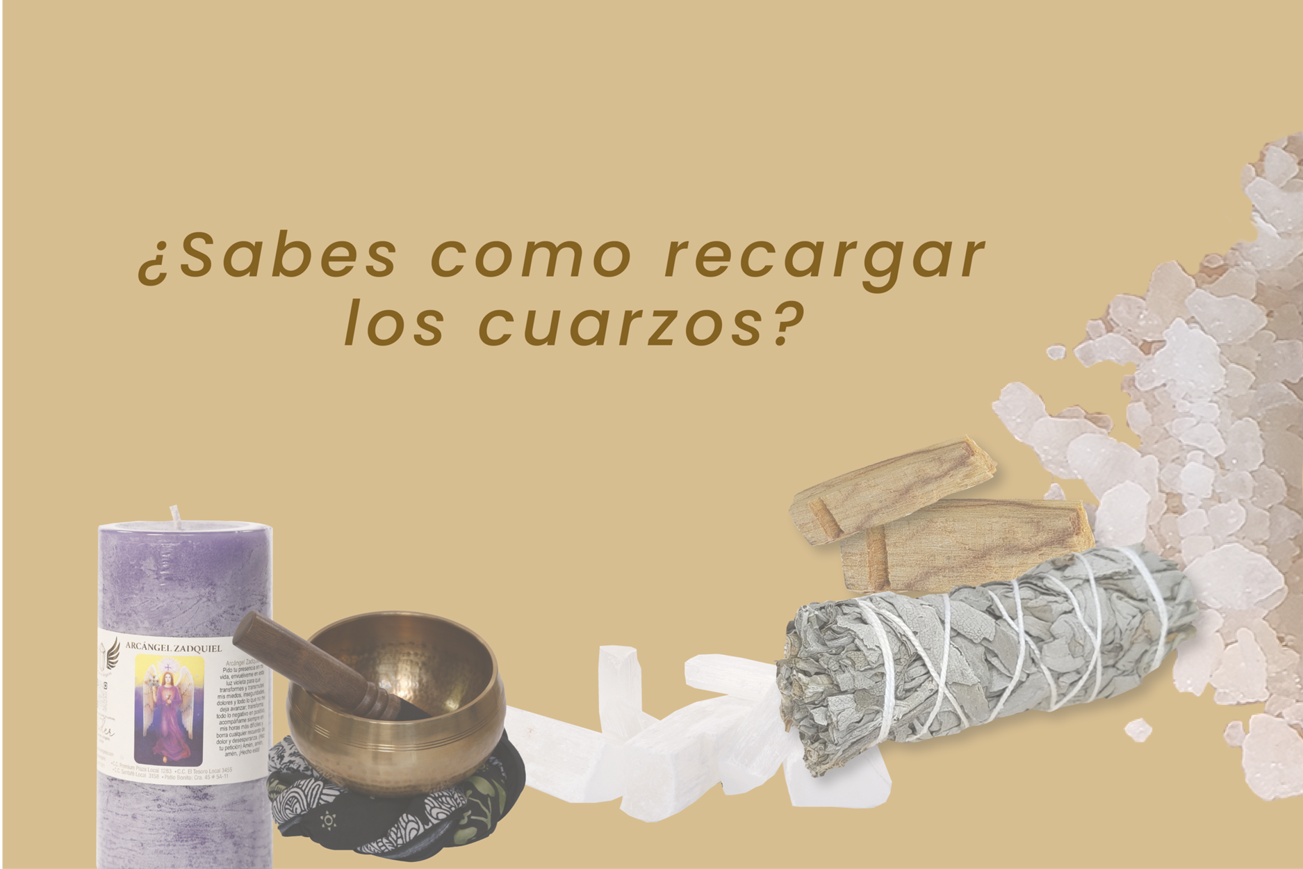 ¿Sabes cómo recargar los cuarzos?