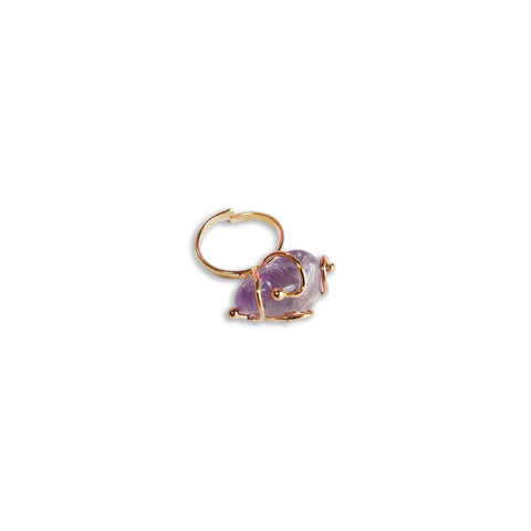 ANILLO BALIN DORADO AMATISTA