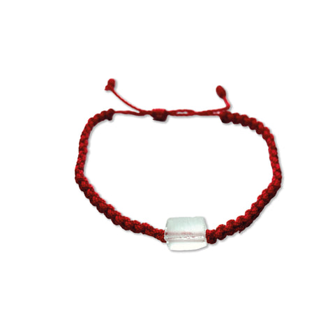 PULSERA GRADUABLE CON CUARZO EN CUBO