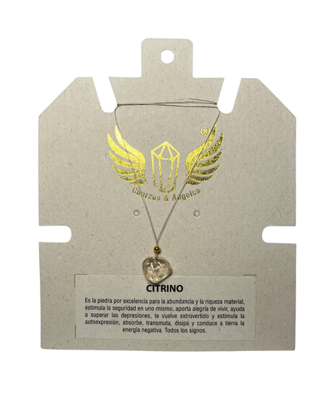 COLLAR HILO CITRINO