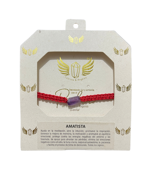 PULSERA GRADUABLE CON CUARZO EN CUBO