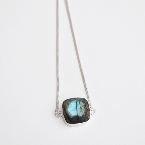 PULSERA CADENA LABRADORITA