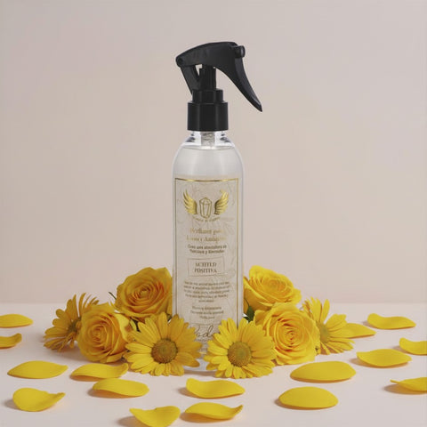 PERFUME DE LINOS Y AMBIENTE ACTITUD POSITIVA