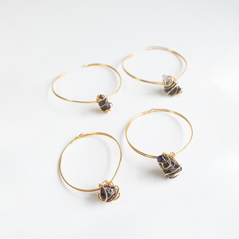 PULSERA ARO DOBLE  AMATISTA