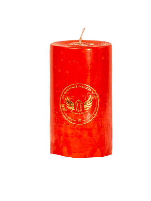 VELA REDONDA NARANJA