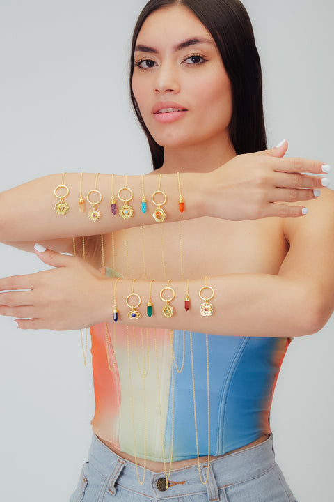 CADENA ARO CHAKRA SACRO BAÑO EN ORO