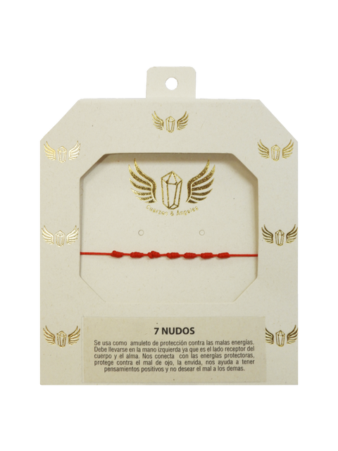 PULSERA HILO SIETE NUDOS DELGADA