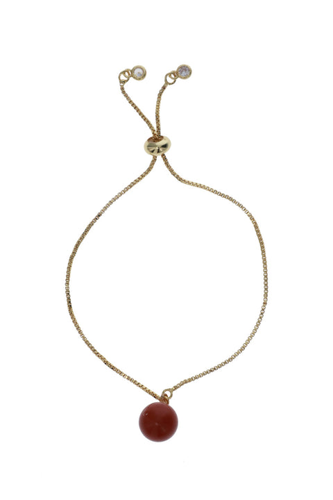 PULSERA GRADUABLE PIEDRA EN ESFERA