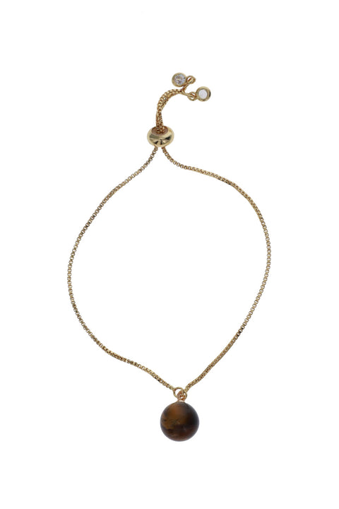 PULSERA GRADUABLE PIEDRA EN ESFERA
