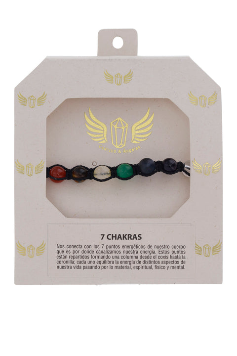 PULSERA TEJIDO 7 CHAKRAS