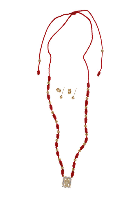 ESCAPULARIO TEJIDO  VIRGEN DE GUADALUPE