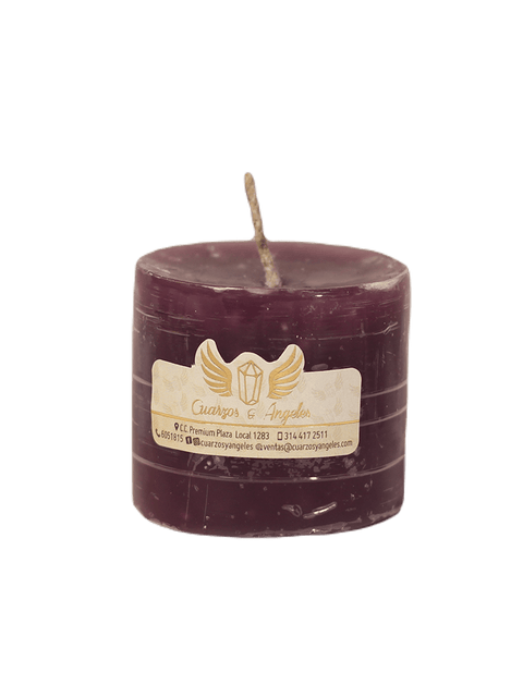 VELA REDONDA MORADA