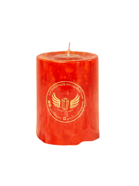 VELA REDONDA NARANJA